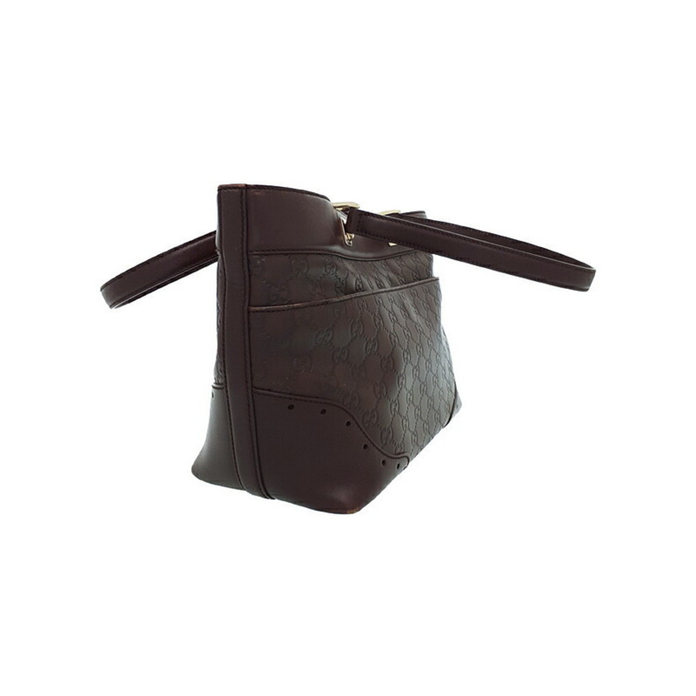 Gucci Tote Leather ssima brown Punch